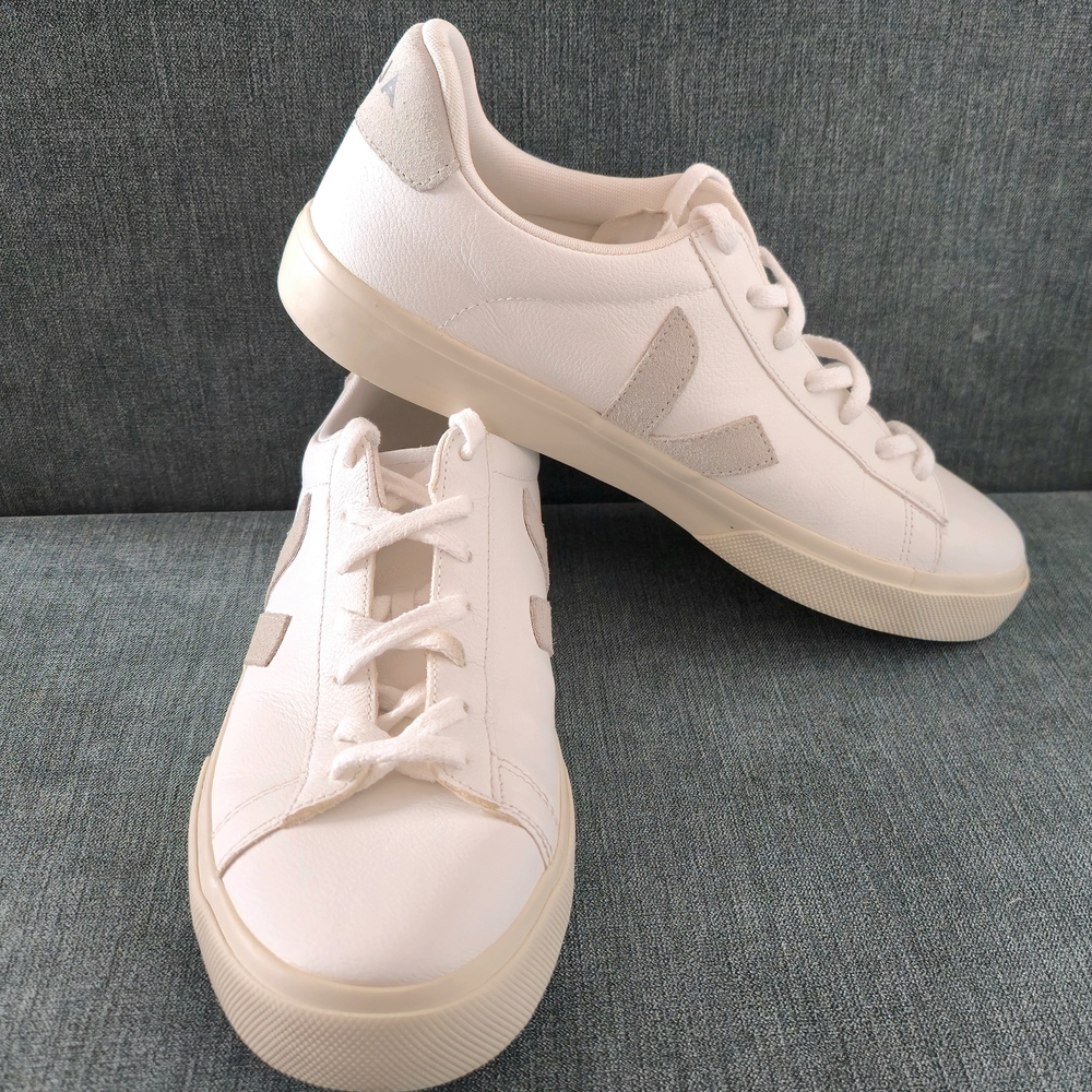 Veja Men's Cream Sneakers